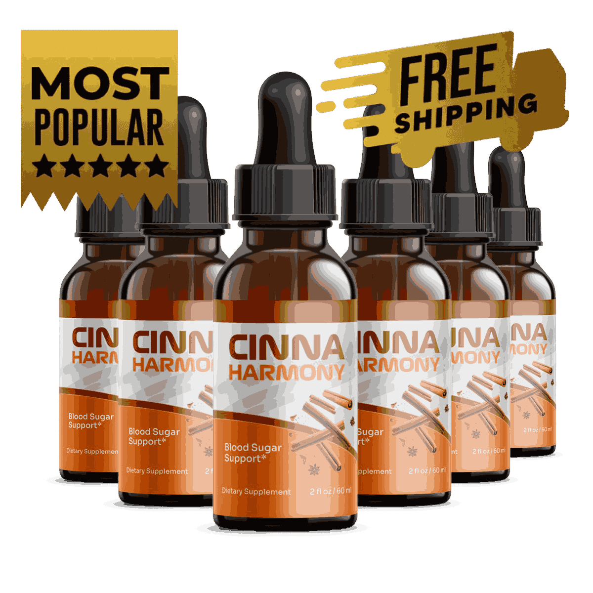 CinnaHarmony — 6 Bottle Package